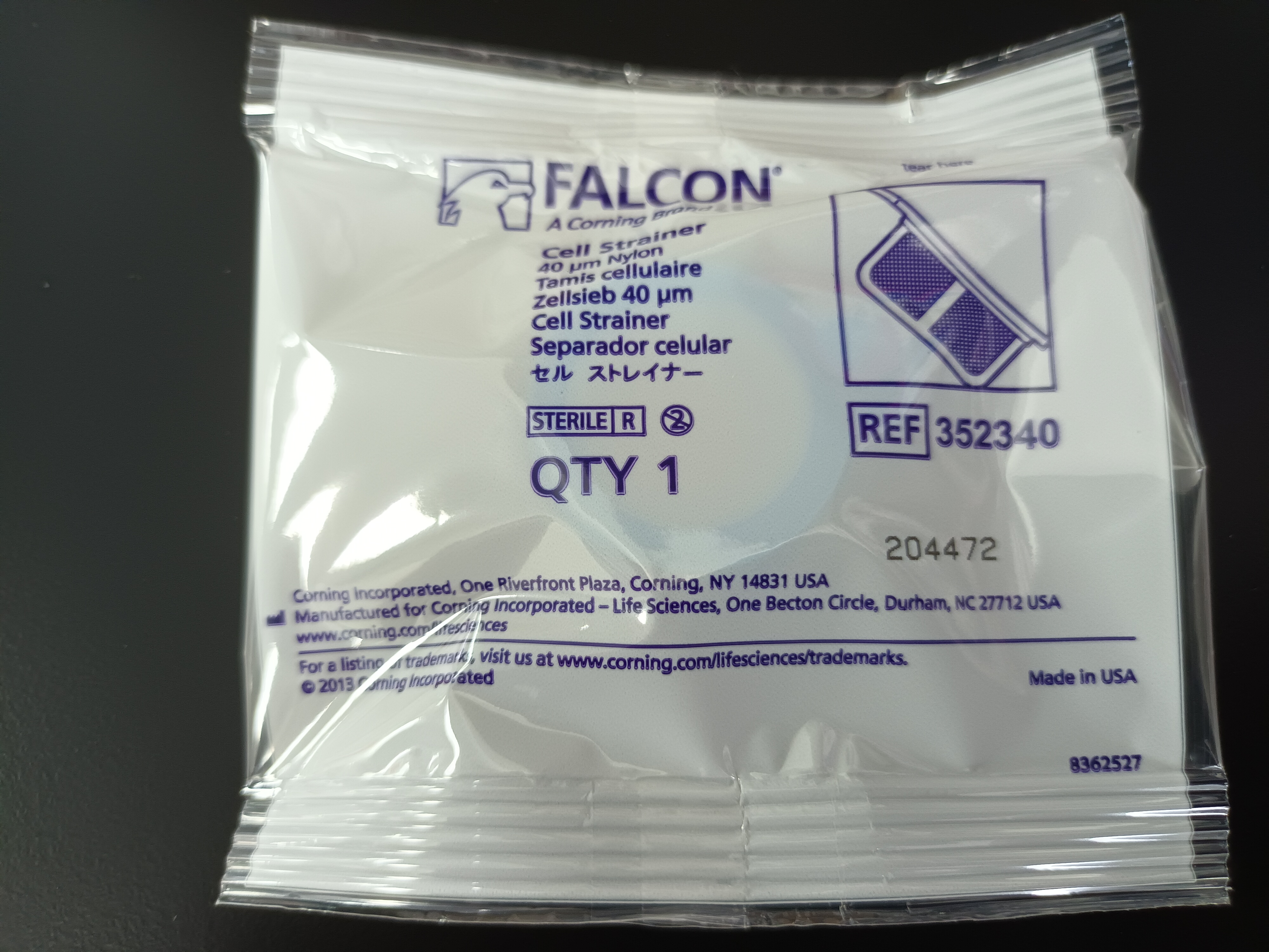 Falcon Cell Strainer 40 uM